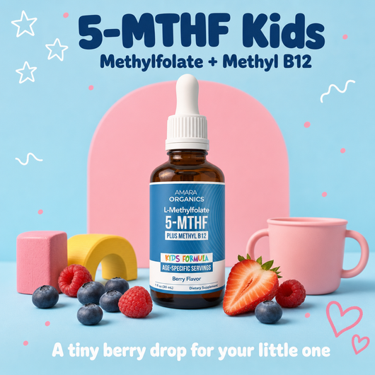 5-MTHF Kids — L-Methylfolate + Methyl B12 Drops