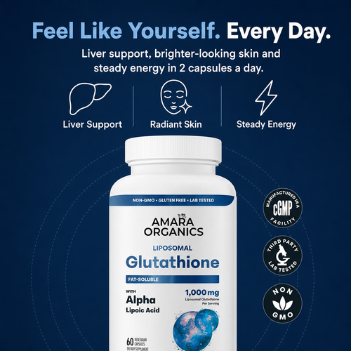 Amara Organics™ Liposomal Glutathione + Alpha Lipoic Acid
